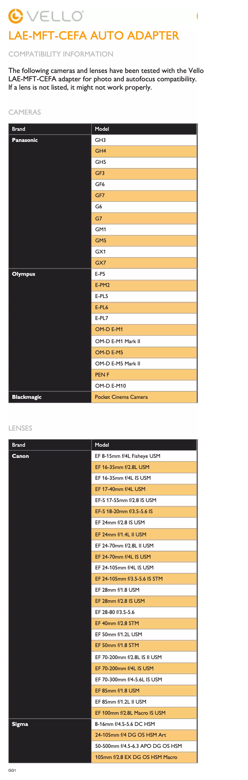 First page image of the manual for LAE-MFT-CEFA