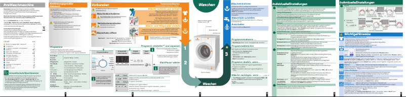 First page image of the manual for WM14E4F3