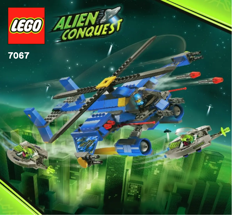 Page 1 of the manual User Manual Lego Jet-Copter Encounter
