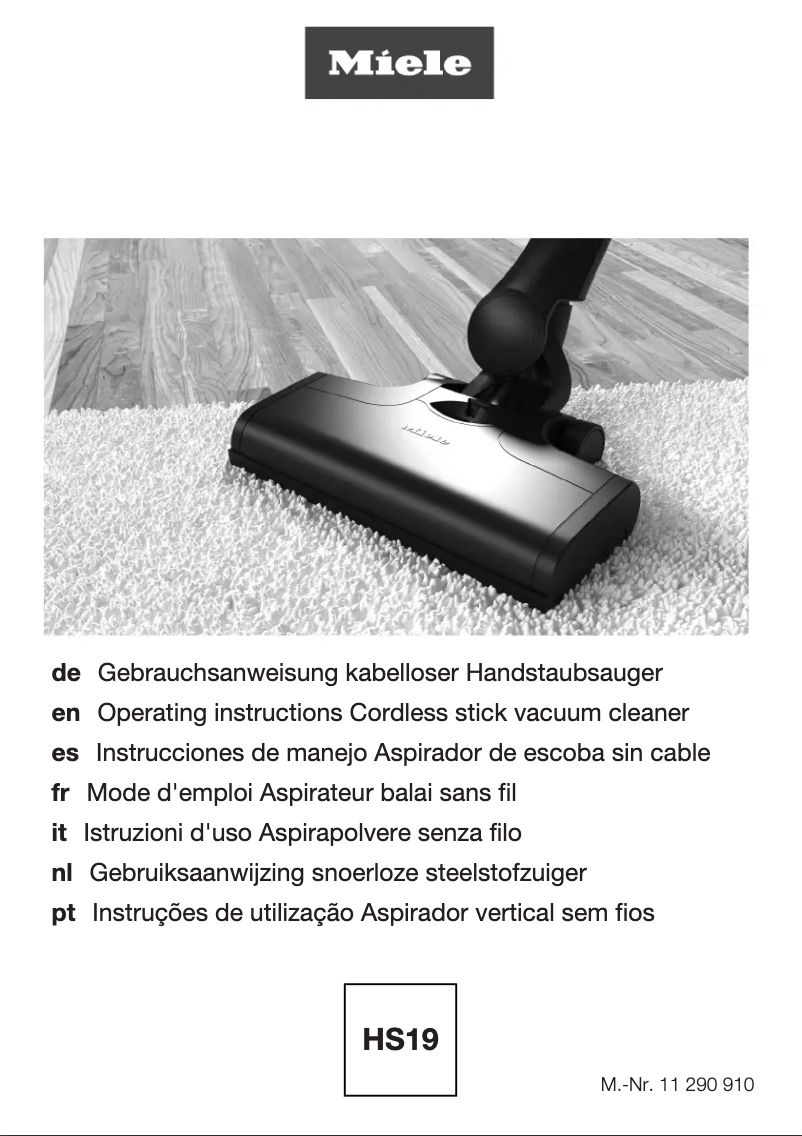 First page image of the manual for Triflex HX1 Runner