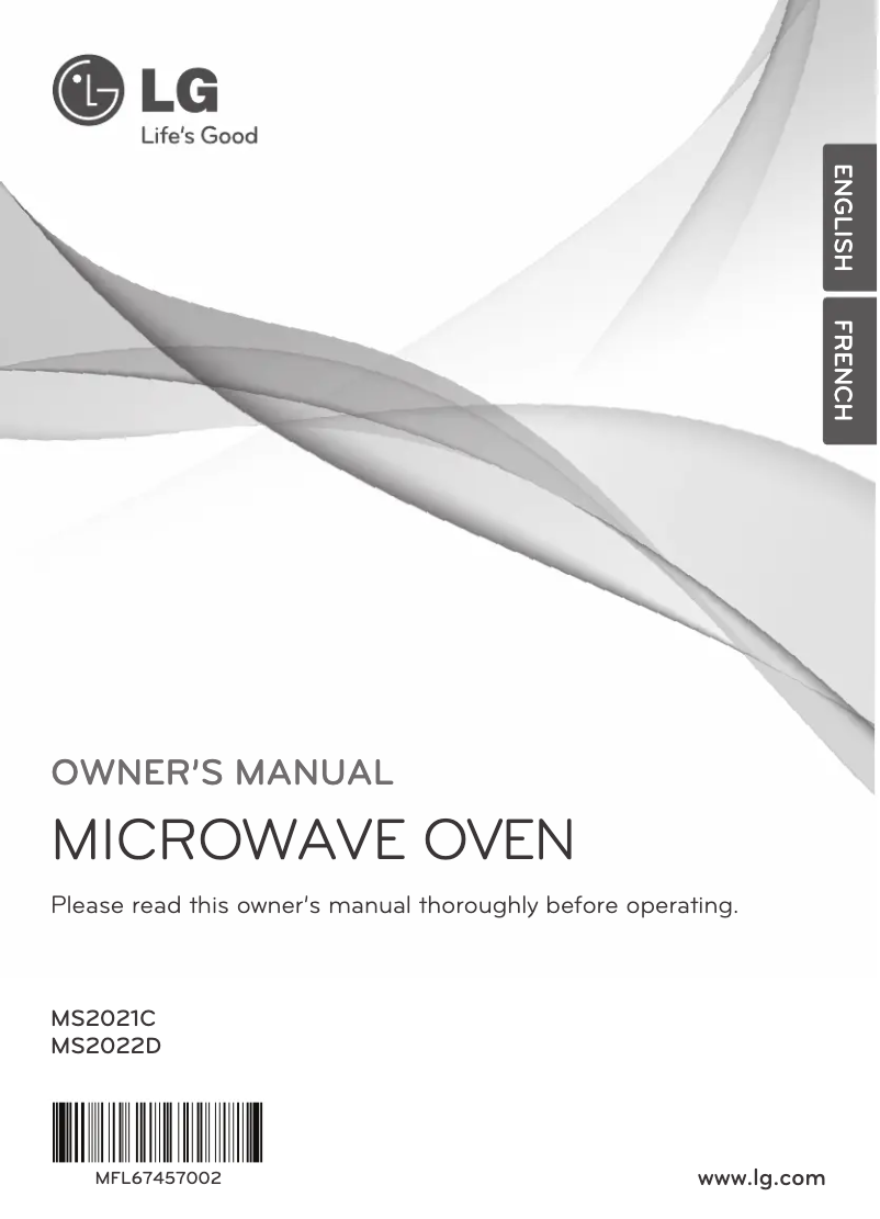 First page image of the manual for MS2022D