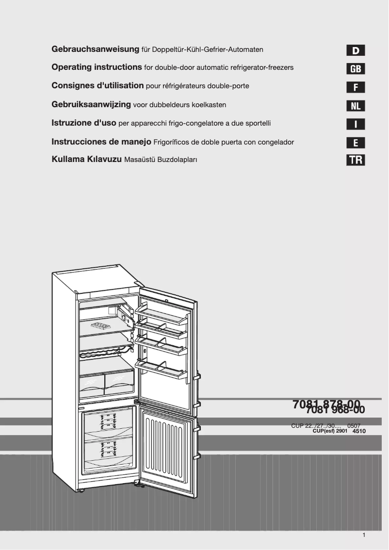 First page image of the manual for CUP2901