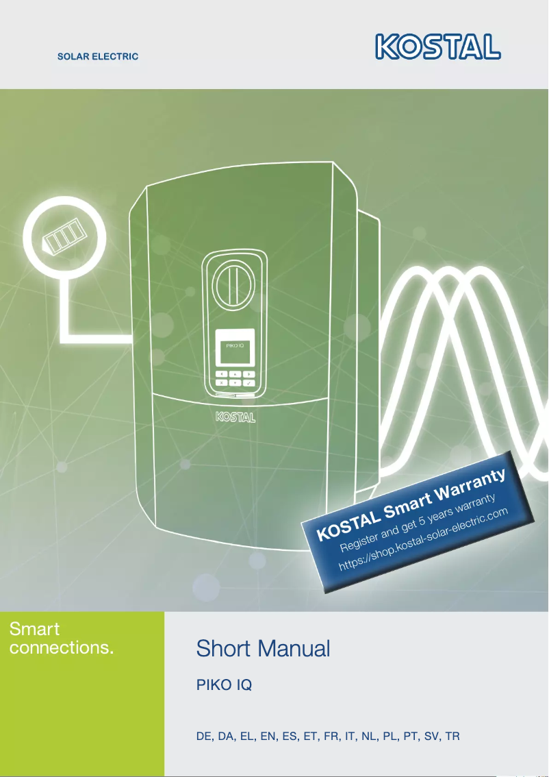 First page image of the manual for IQ 4.2