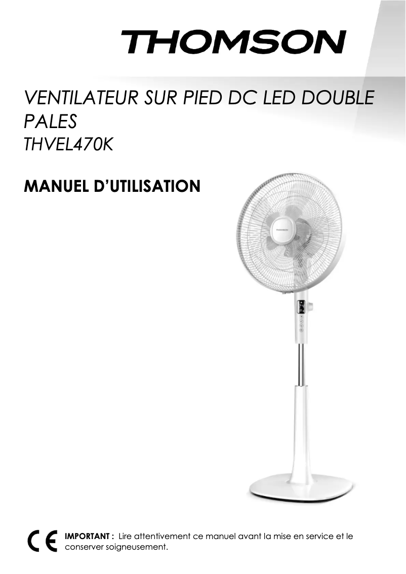 Page 1 of the manual User Manual Thomson THVEL470K