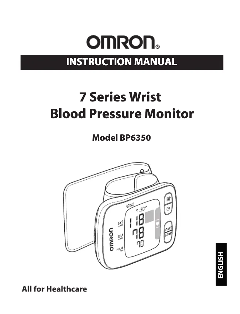 First page image of the manual for BP6350