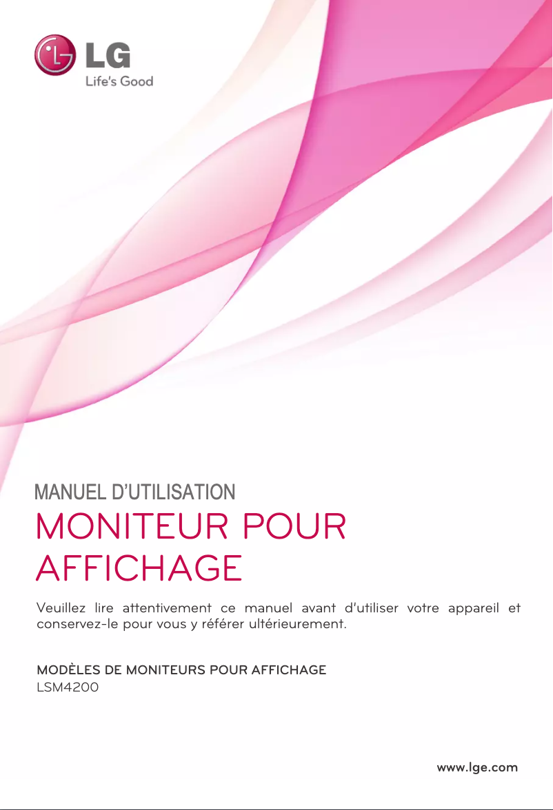 First page image of the manual for LSM4200