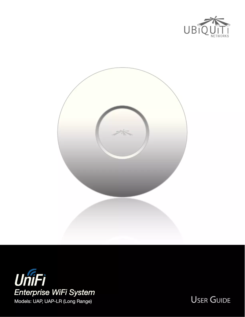 First page image of the manual for UAP-LR