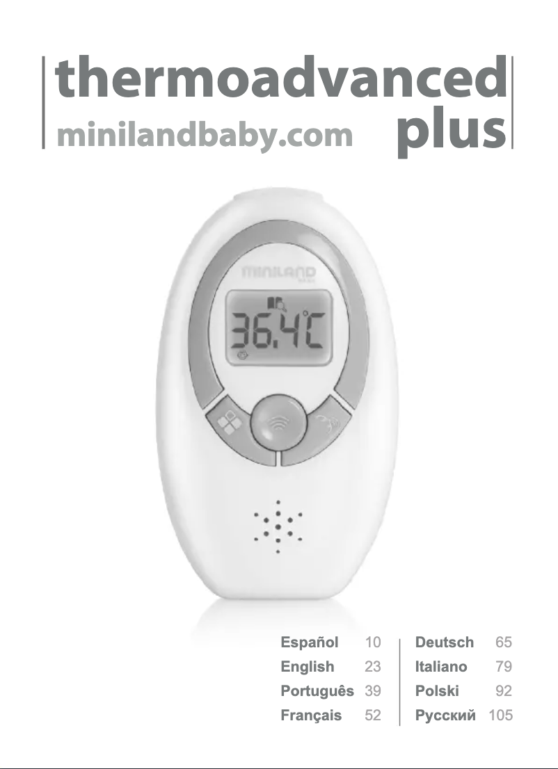 First page image of the manual for Thermoadvanced Plus