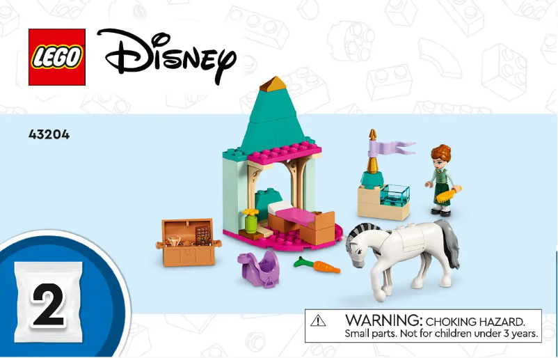 Page 1 of the manual User Manual Lego Disney 43204