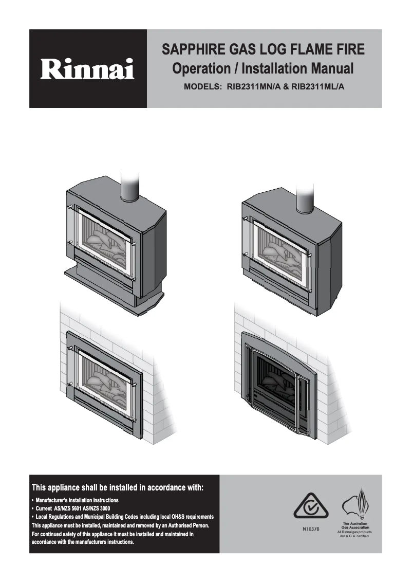 First page image of the manual for Sapphire