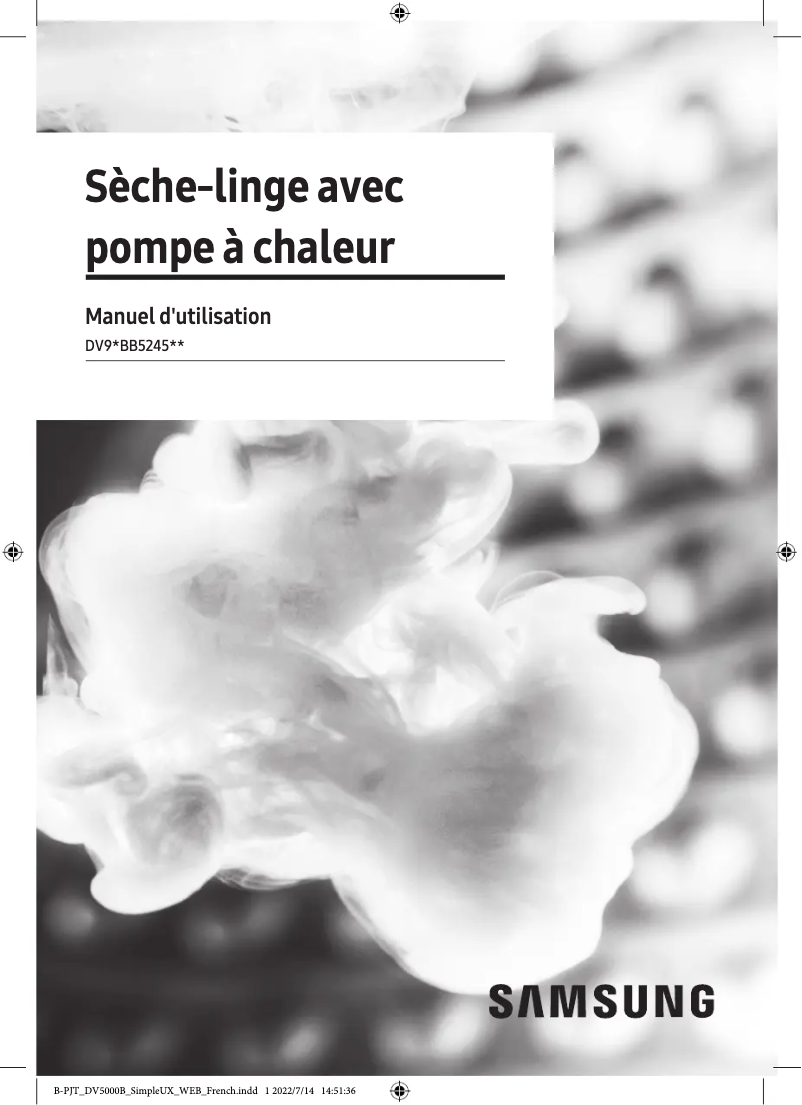 First page image of the manual for DV9EBB5245AW