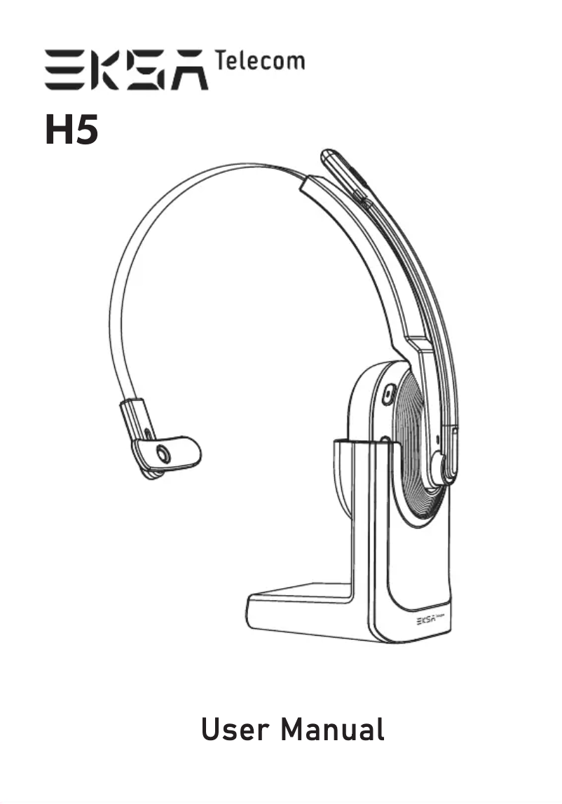 Page 1 of the manual User Manual EKSA H5