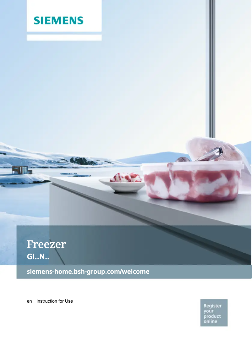 Page 1 of the manual User Manual Siemens GI38NA55M