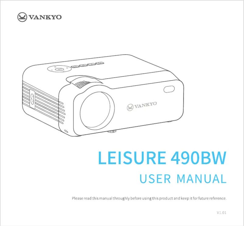 Page 1 of the manual User Manual Vankyo Leisure 490BW