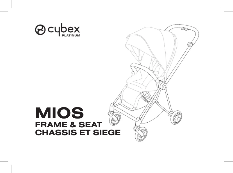 Page 1 de la notice Manuel utilisateur Cybex Jeremy Scott Mios 2