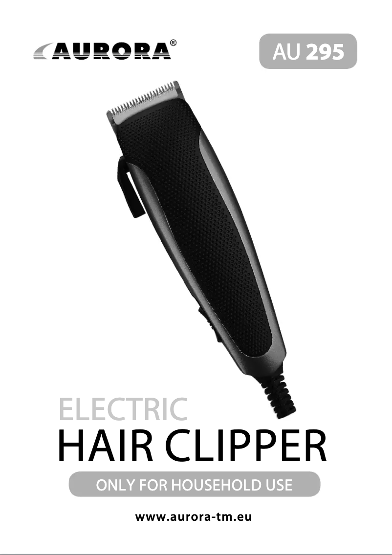 First page image of the manual for AU295