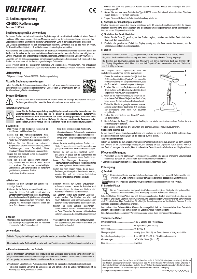 First page image of the manual for KS-5000
