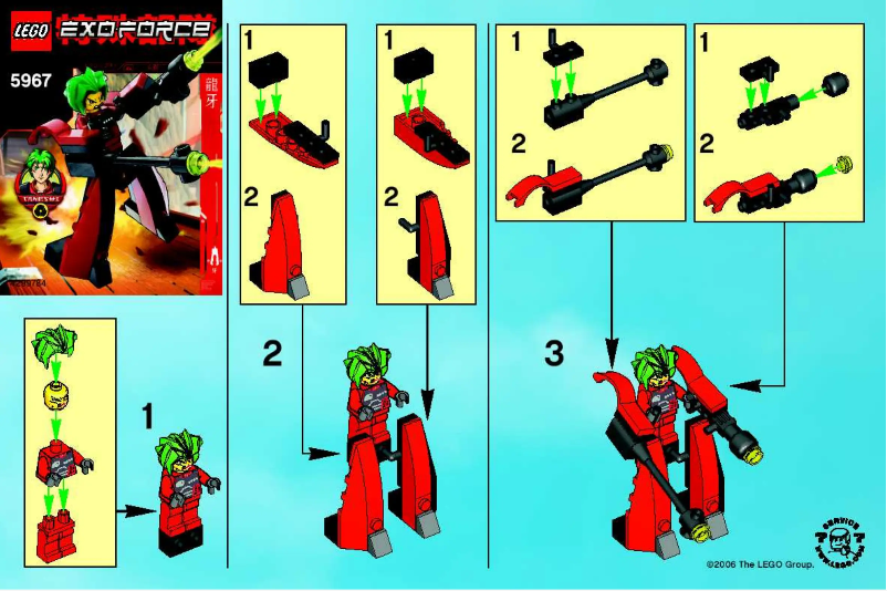 Page 1 of the manual User Manual Lego Red Good Guy