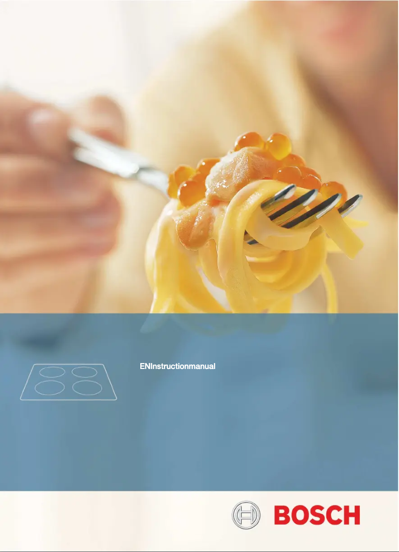 Page 1 of the manual User Manual Bosch PIV975T01E