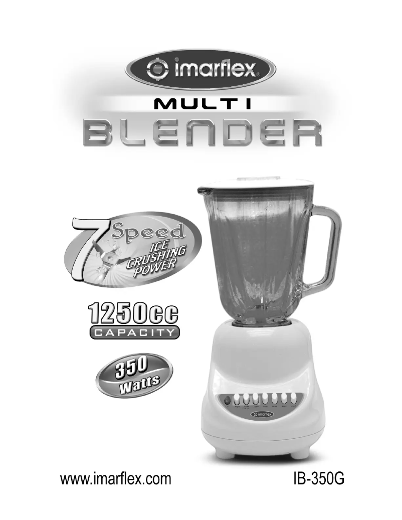 Page 1 de la notice Manuel utilisateur Imarflex IB-350G