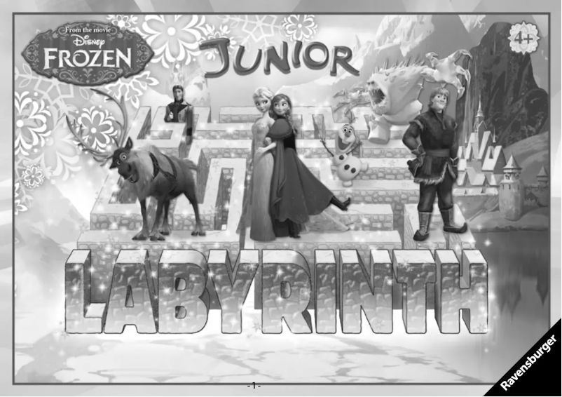 Image de la première page du manuel de l'appareil Disney`s Frozen Junior Labyrinth
