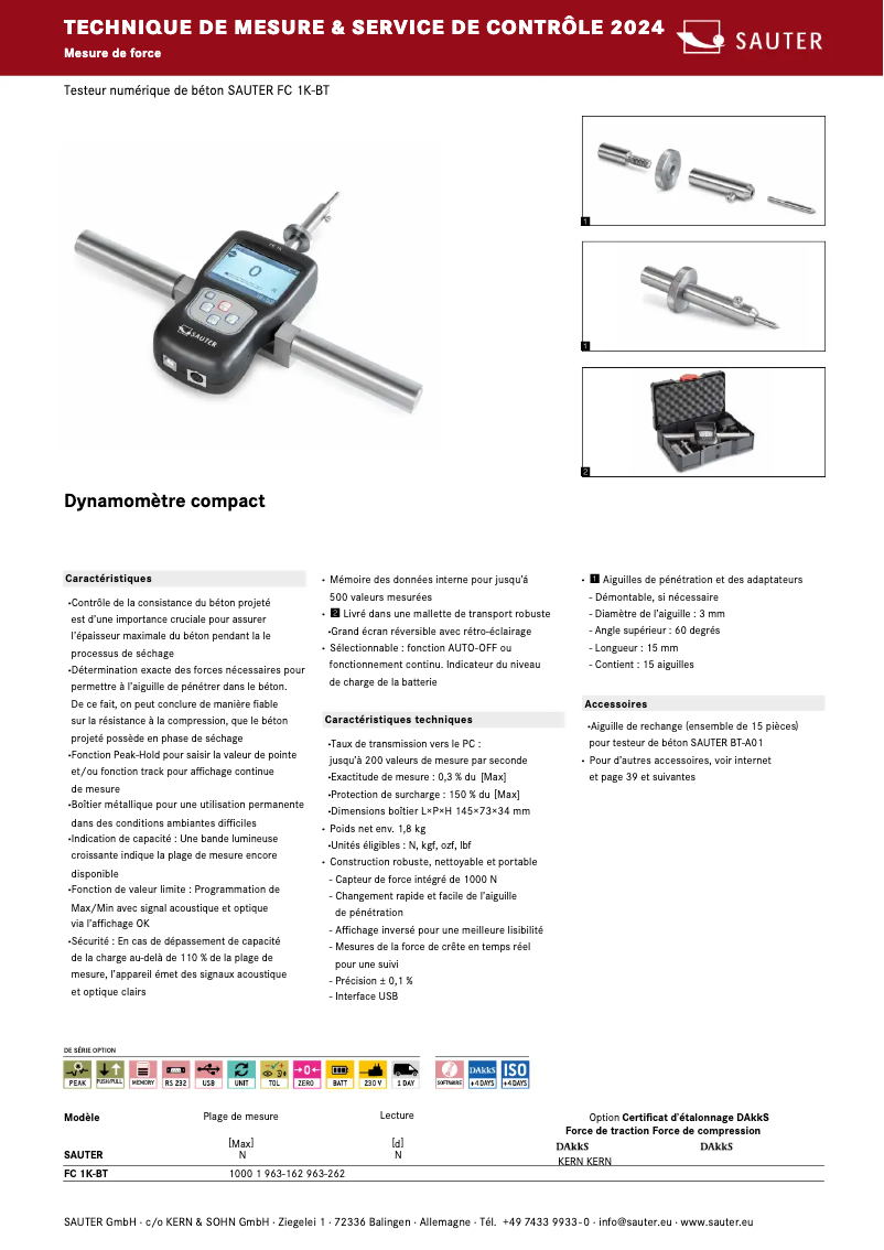 First page image of the manual for FC 1K-BT