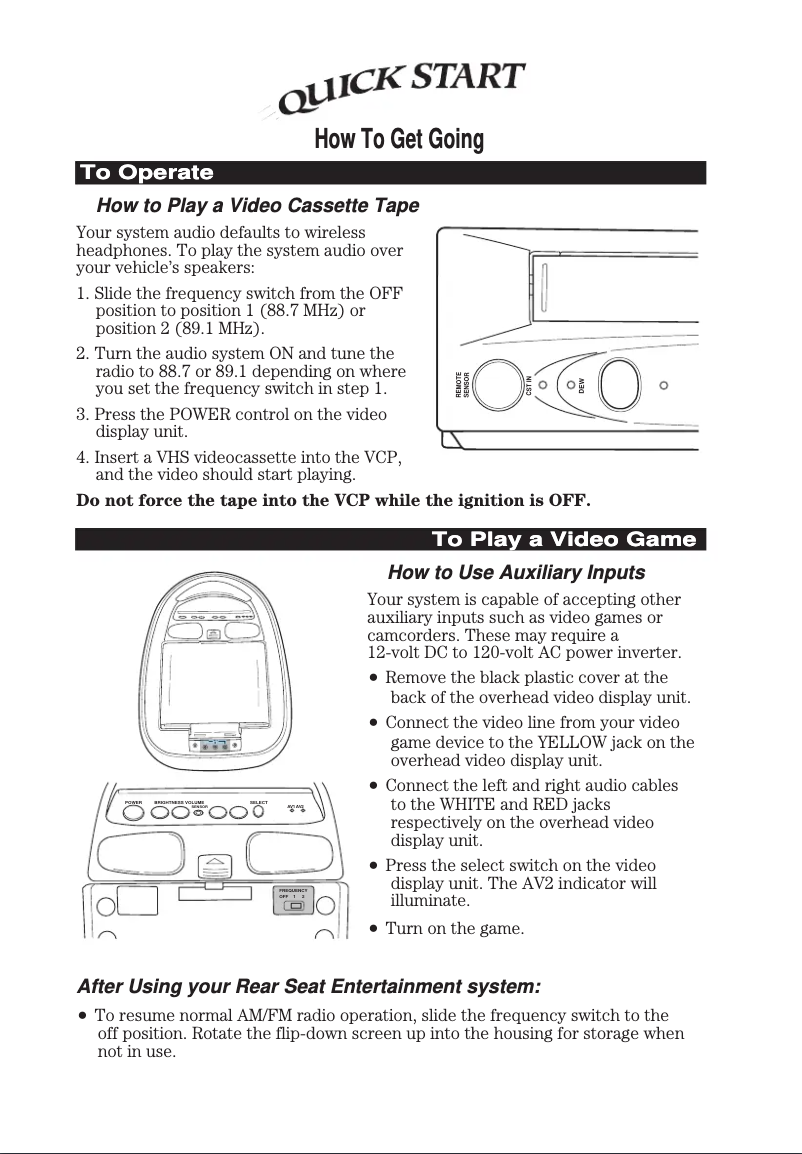 First page image of the manual for Expedition (2000)