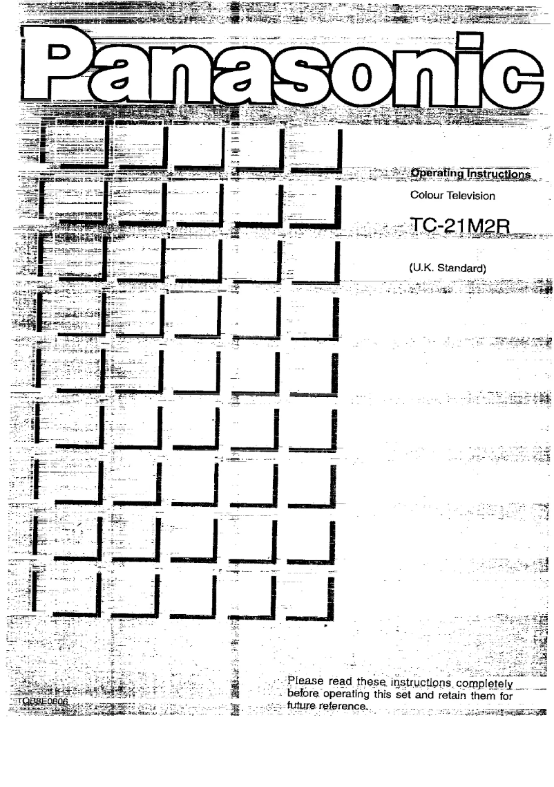 First page image of the manual for TC-21M2R