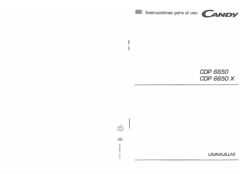 First page image of the manual for CDP 6650