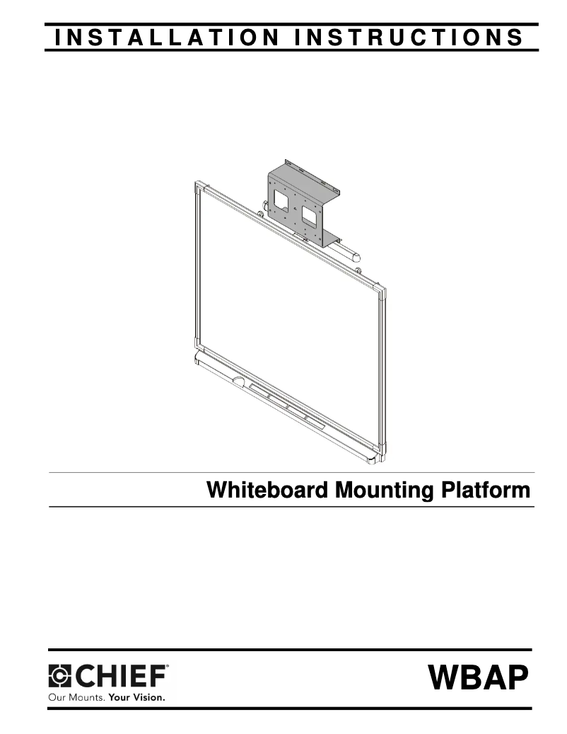 First page image of the manual for WBAP