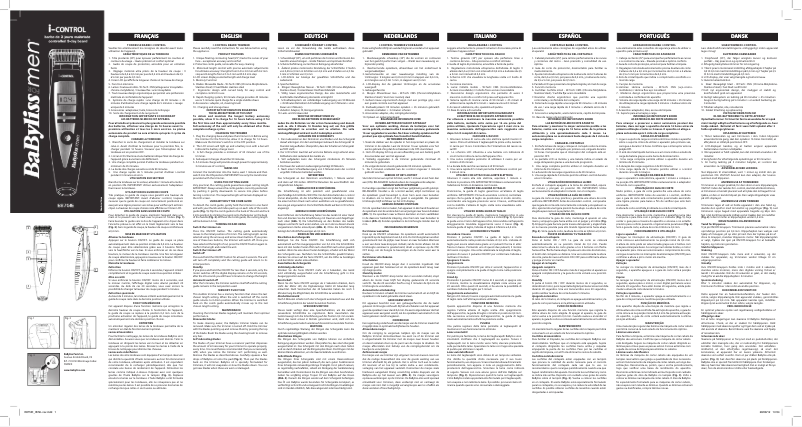 First page image of the manual for i-control E875IE