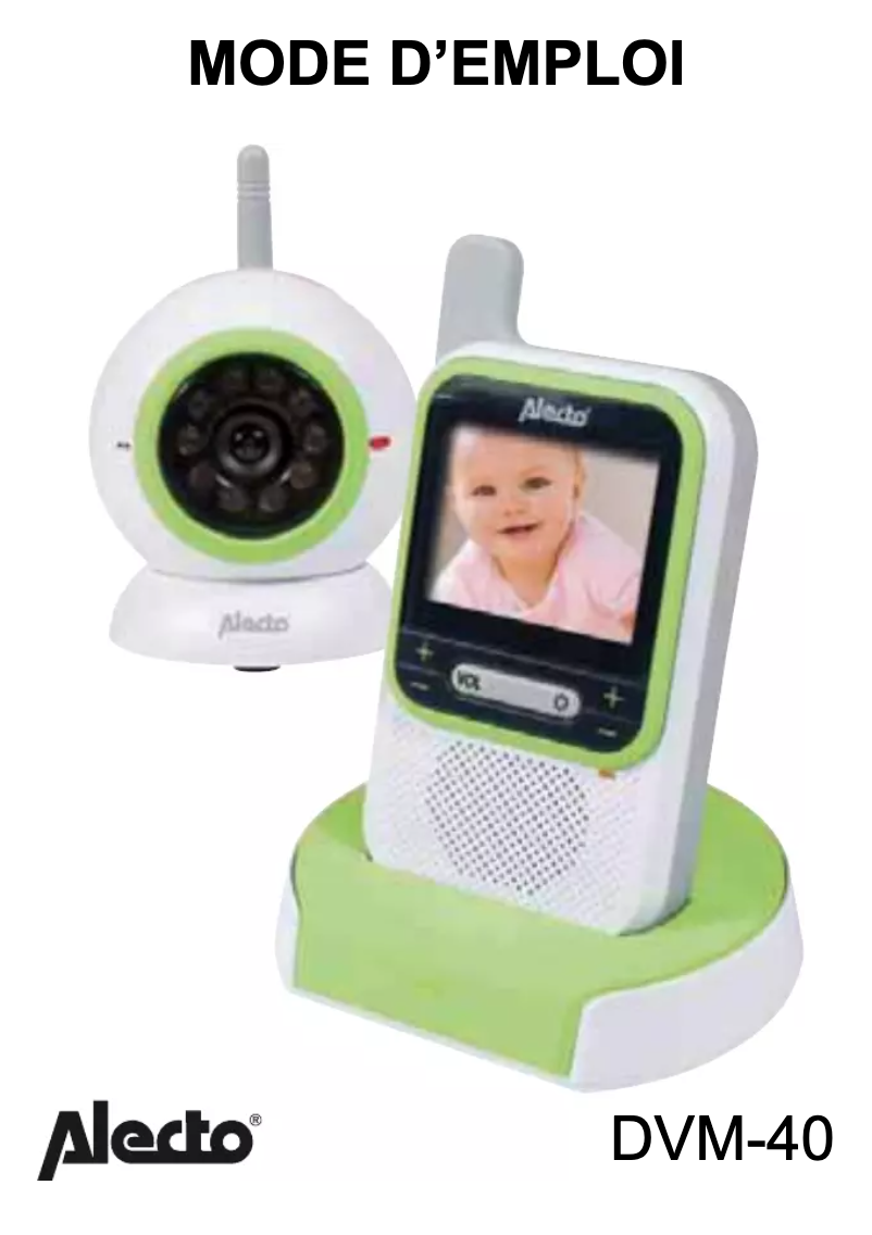 Page 1 of the manual User Manual Alecto DVM-40