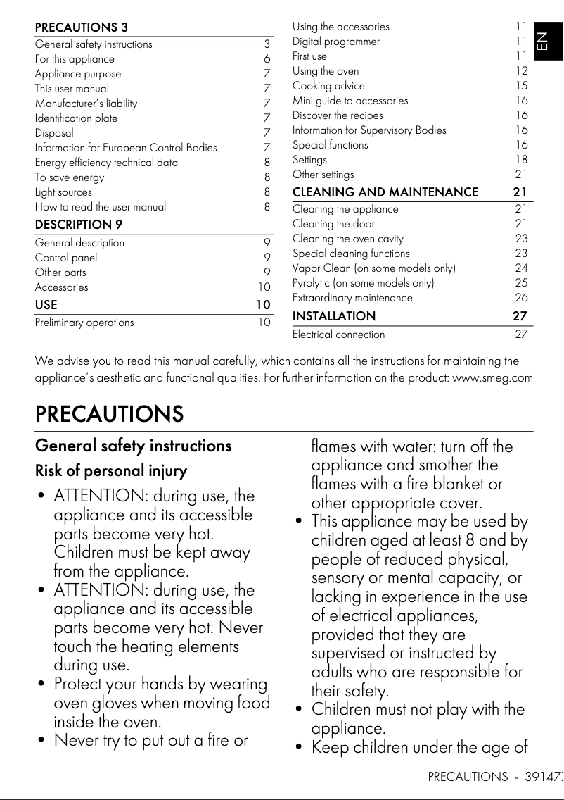 First page image of the manual for SFPA7302TX