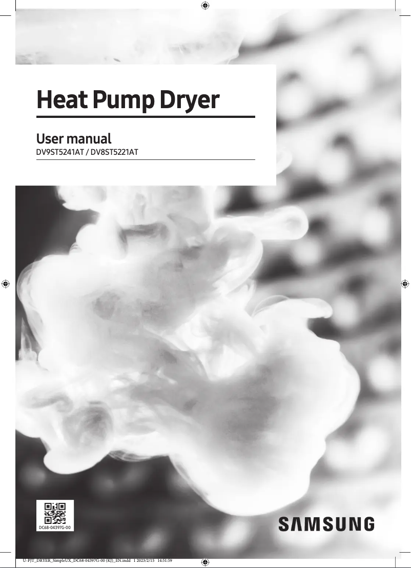 Page 1 of the manual User Manual Samsung DV9ST5241AT