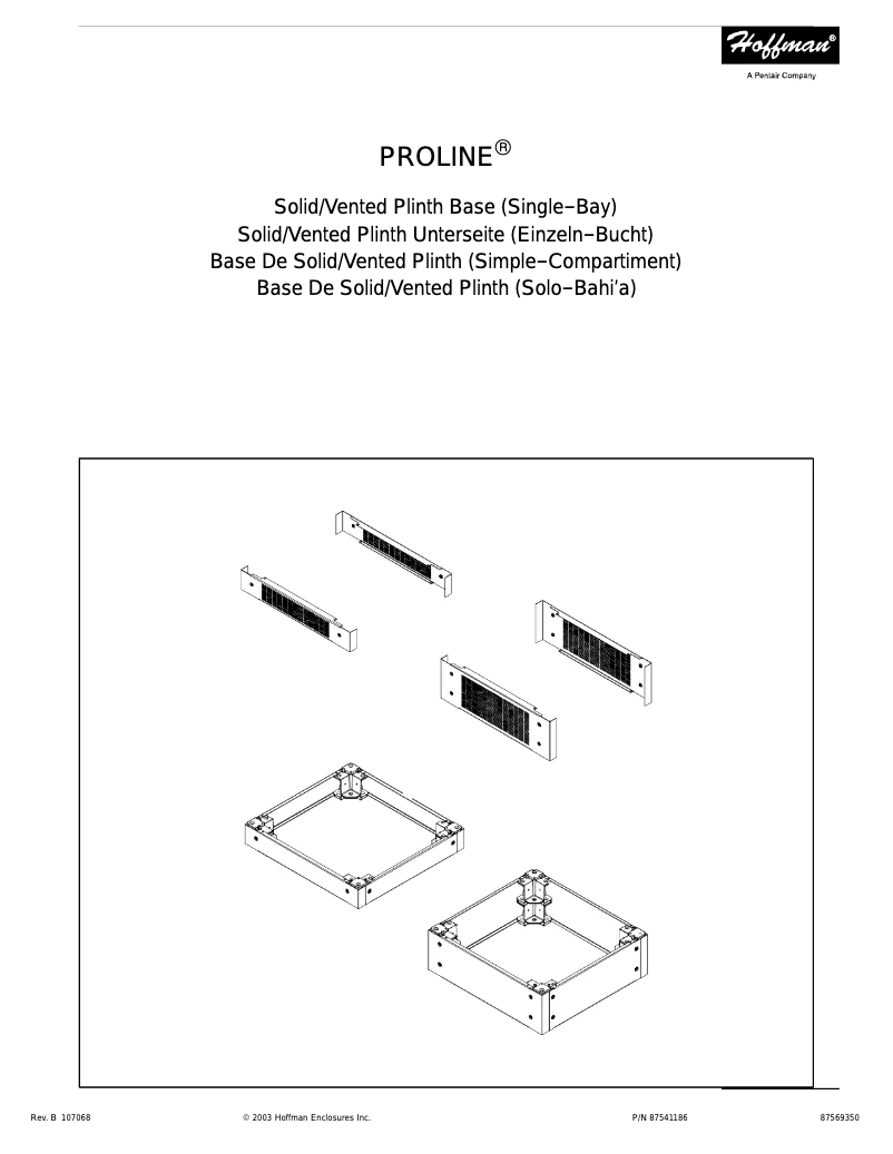 Image de la première page du manuel de l'appareil PPB288
