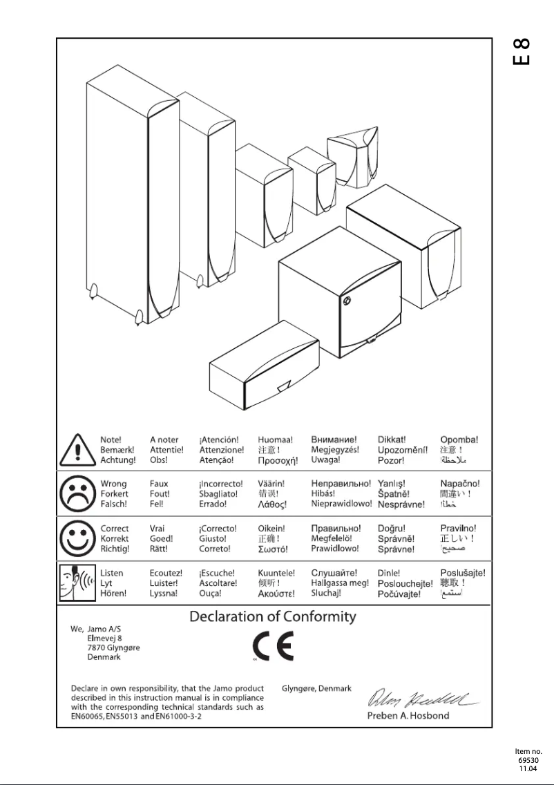 First page image of the manual for E805