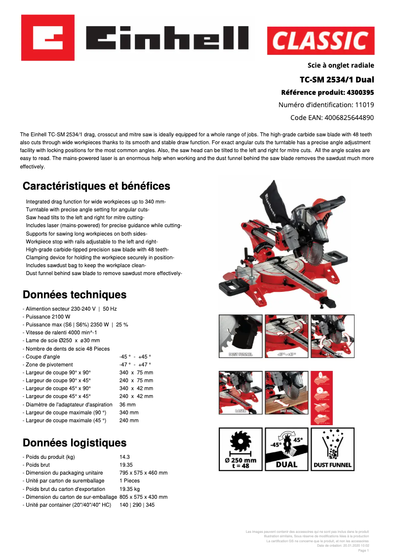 First page image of the manual for TC-SM 2534/1 Dual