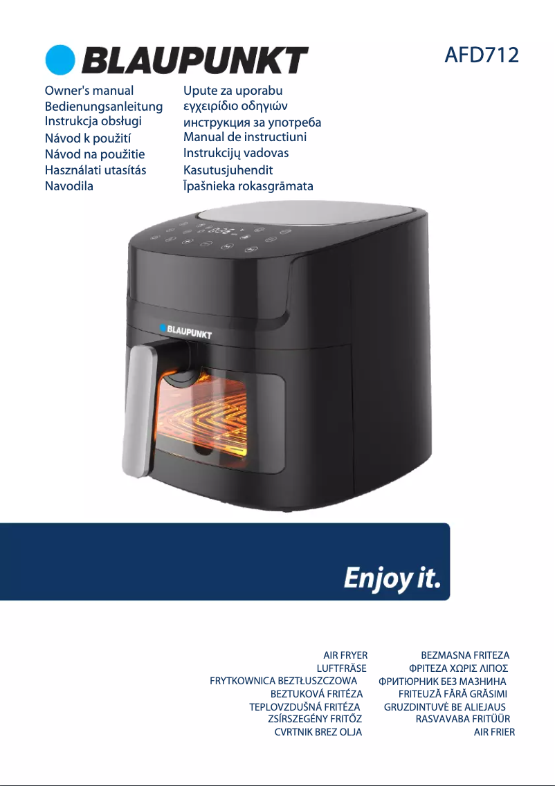 Image de la première page du manuel de l'appareil AFD712