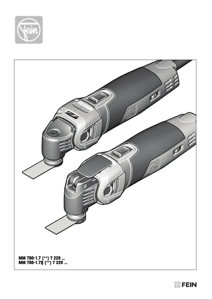 Page 1 of the manual User Manual Fein Multimaster MM 700 1.7 Q Basic