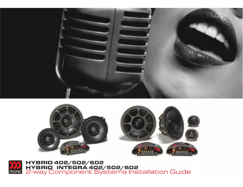 First page image of the manual for Hybrid Integra 402