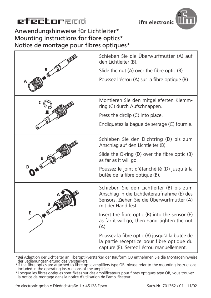 Page 1 of the manual User Manual IFM E20824