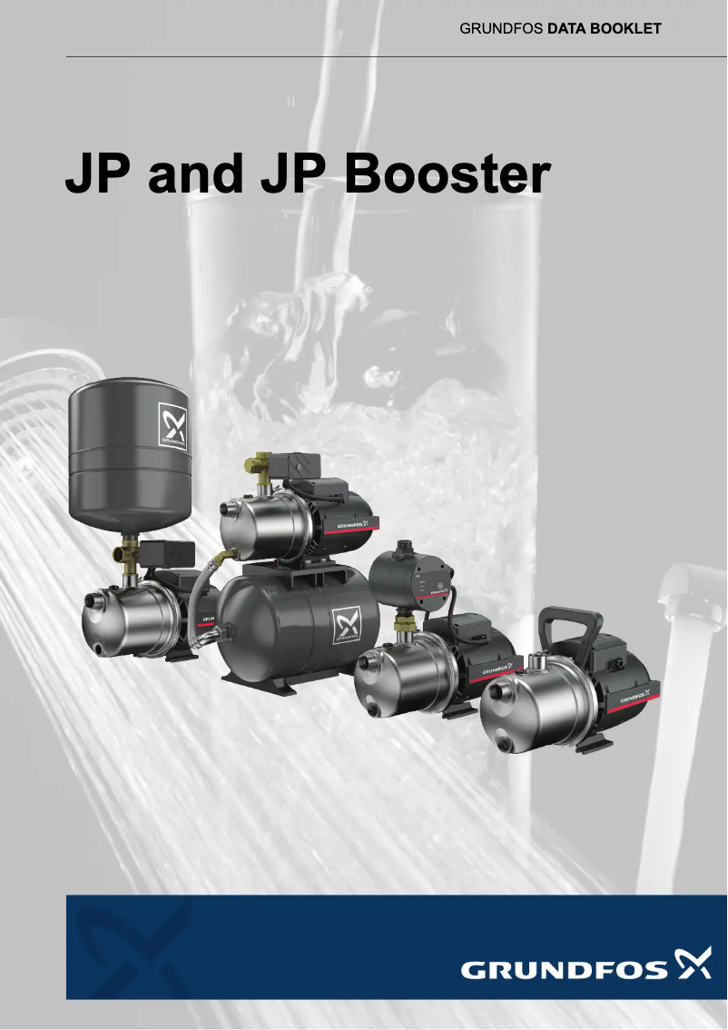 Page 1 of the manual Technical Sheet Grundfos JP 5-48