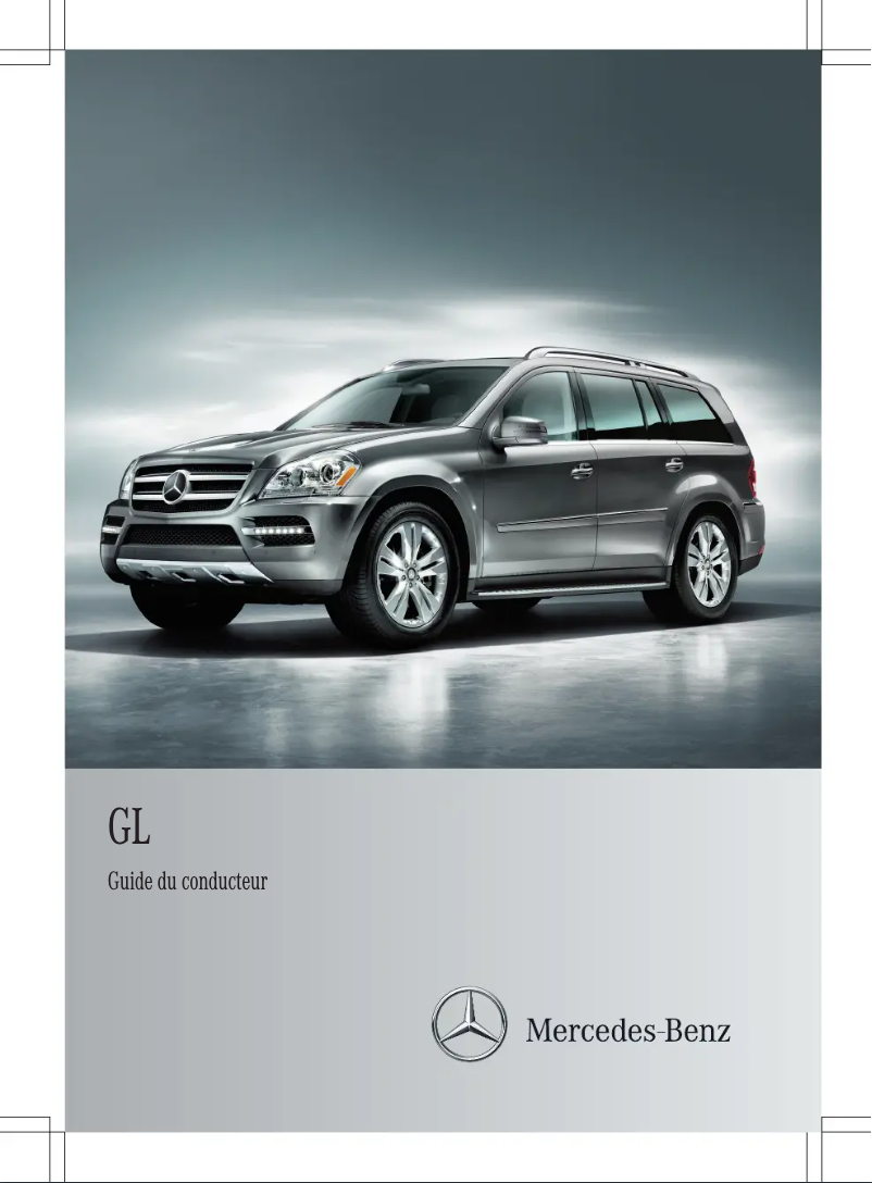 Page 1 of the manual User Manual Mercedes-Benz GL-Class (2012)