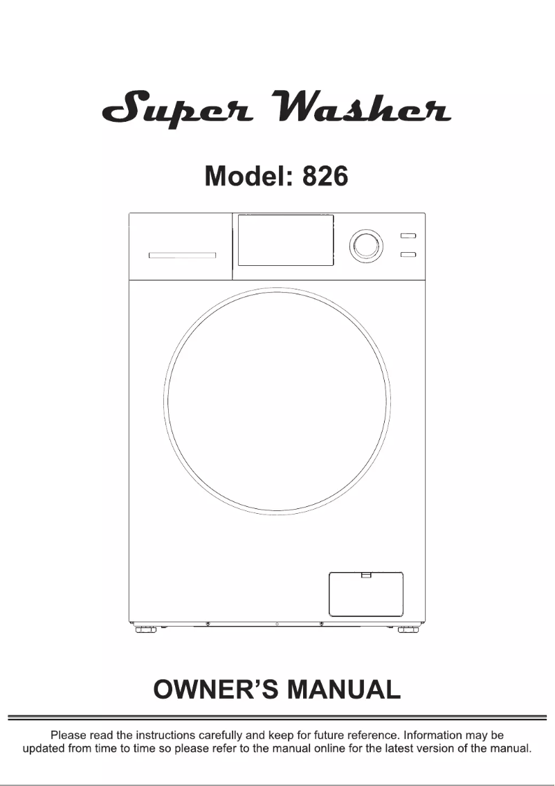 Page 1 of the manual User Manual Equator EW826ED860