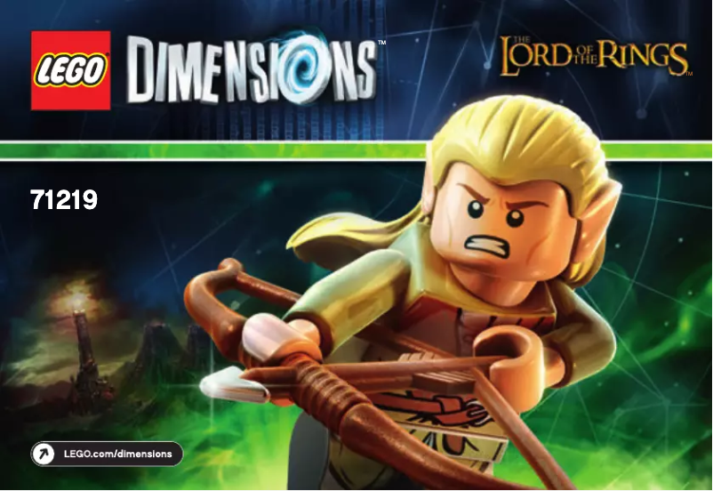 First page image of the manual for Legolas Fun Pack 71219