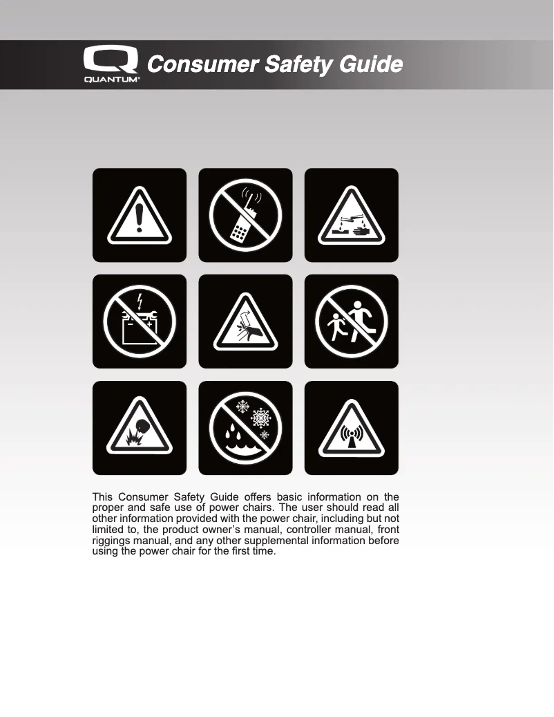 Page 1 of the manual Safety Instructions Quantum J4E