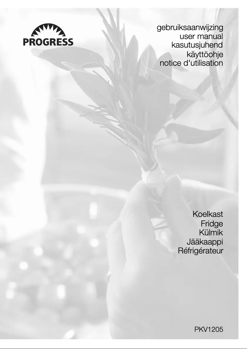 First page image of the manual for PKV1205