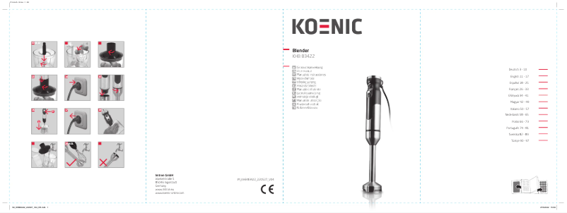 First page image of the manual for KHB 83422