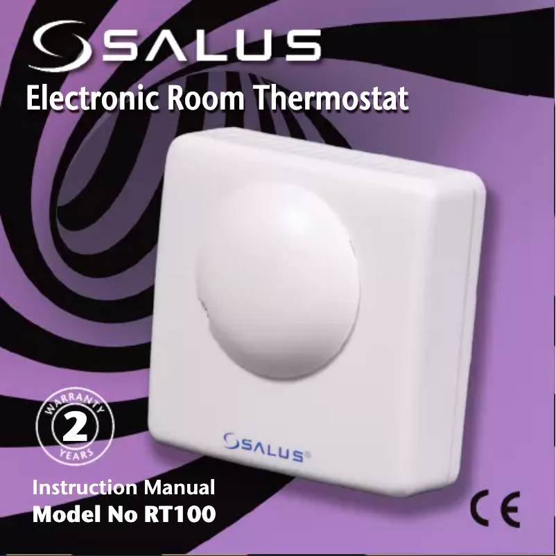 Page 1 of the manual User Manual Salus RT100