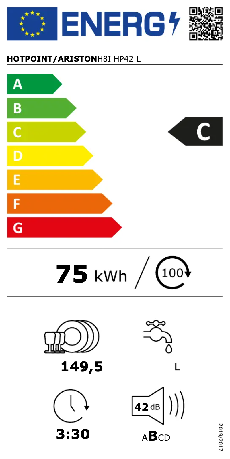 First page image of the manual for H8I HP42 L